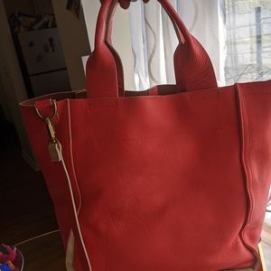Totes  leather bag from gap, color Coral